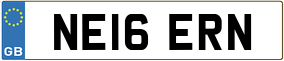 Truck License Plate